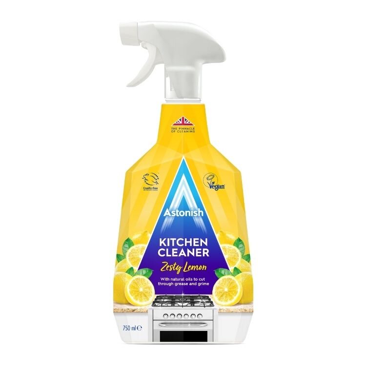 Astonish Kitchen Cleaner Zesty Lemon 750ml | Affordable & Durable - Product Image Astonish Kitchen Cleaner Zesty Lemon 750ml | Affordable & Durable - Product Image